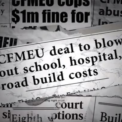 CFMEU news clippings
